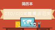 CTO/CIO完整简历范文
