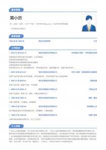 知识产权/专利/商标求职简历模板