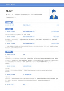 最新软件/互联网开发/系统集成电子版个人简历模板下载word格式