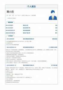 化验/检验免费简历模板下载word格式