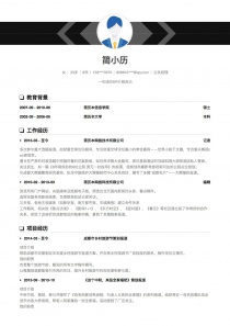 公关经理免费简历模板下载