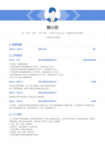 优秀的首席执行官/CEO/总裁/总经理招聘免费简历模板下载word格