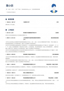 副总经理/副总裁免费简历模板
