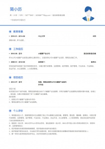 副总经理/副总裁完整word简历模板