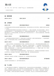 最新副总裁/副总经理找工作免费简历模板范文