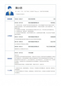 优秀的知识产权/专利/商标个人简历模板下载