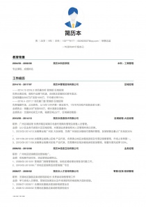 销售总监免费简历模板下载word格式