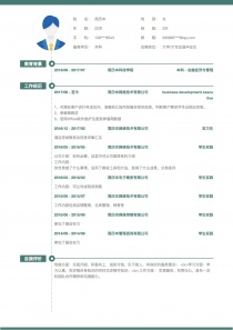 大学/大专应届毕业生简历模板免费下载
