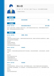 优秀的软件/互联网开发/系统集成完整免费简历模板样本