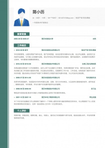 知识产权/专利/商标免费简历模板下载
