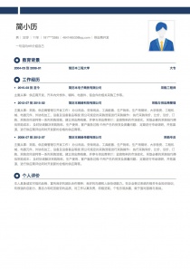 供应商开发找工作简历模板下载word格式