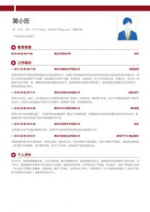 优秀的销售代表找工作个人简历下载Word格式