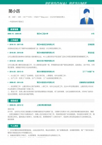 分公司/代表处负责人完整免费简历模板