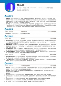 蓝色光标广告销售优秀简历